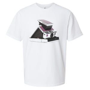 Trendy 70s Polaroid Camera Sueded Cloud Jersey T-Shirt