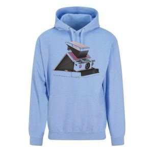 Trendy 70s Polaroid Camera Unisex Surf Hoodie