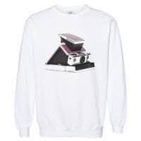 Trendy 70s Polaroid Camera Garment-Dyed Sweatshirt