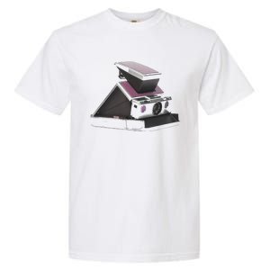 Trendy 70s Polaroid Camera Garment-Dyed Heavyweight T-Shirt