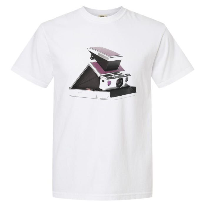 Trendy 70s Polaroid Camera Garment-Dyed Heavyweight T-Shirt