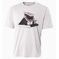 Trendy 70s Polaroid Camera Cooling Performance Crew T-Shirt