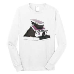 Trendy 70s Polaroid Camera Long Sleeve Shirt