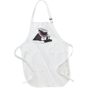 Trendy 70s Polaroid Camera Full-Length Apron With Pockets