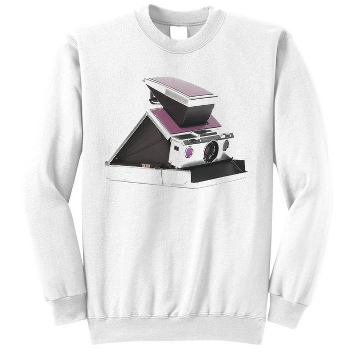 Trendy 70s Polaroid Camera Sweatshirt