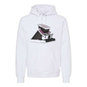 Trendy 70s Polaroid Camera Premium Hoodie