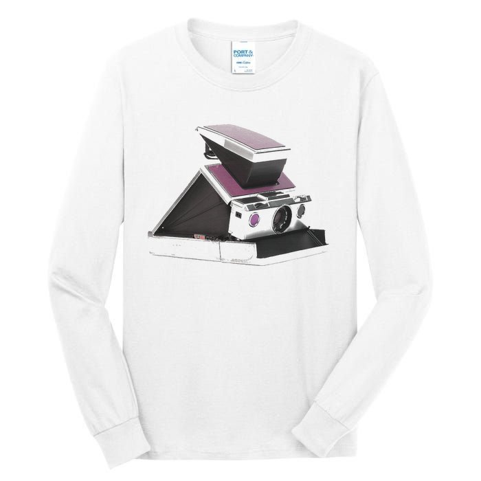 Trendy 70s Polaroid Camera Tall Long Sleeve T-Shirt