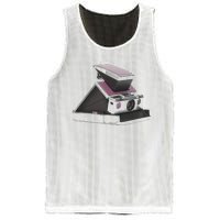 Trendy 70s Polaroid Camera Mesh Reversible Basketball Jersey Tank