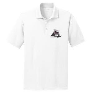 Trendy 70s Polaroid Camera PosiCharge RacerMesh Polo