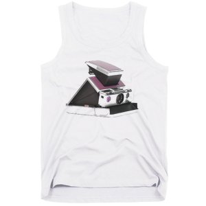 Trendy 70s Polaroid Camera Tank Top