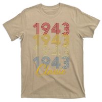 Turning 80 Birthday Decorations 80th BDay 1943 Birthday T-Shirt