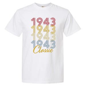 Turning 80 Birthday Decorations 80th BDay 1943 Birthday Garment-Dyed Heavyweight T-Shirt