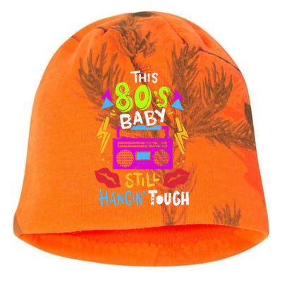 This 80S Baby Still Hangin Tough Cute Retro Eighties Kati - Camo Knit Beanie