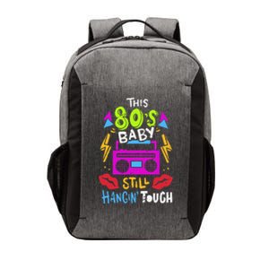 This 80S Baby Still Hangin Tough Cute Retro Eighties Vector Backpack