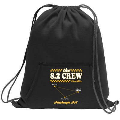 The 82 Crew One Bite Pittsburgh Pa Sweatshirt Cinch Pack Bag