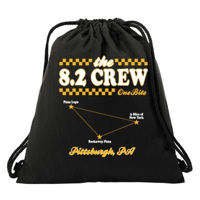 The 82 Crew One Bite Pittsburgh Pa Drawstring Bag