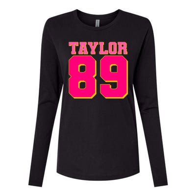 Taylor 89 Football Sports Music Fan Womens Cotton Relaxed Long Sleeve T-Shirt