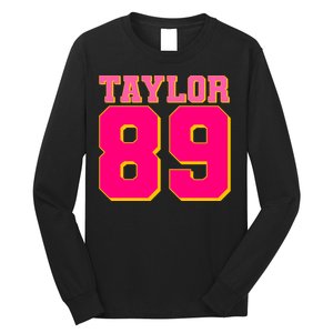 Taylor 89 Football Sports Music Fan Long Sleeve Shirt