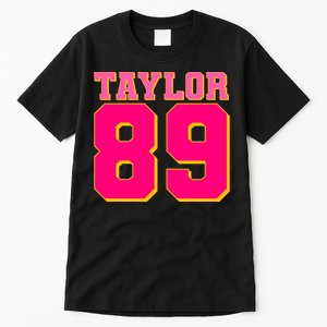 Taylor 89 Football Sports Music Fan Tall T-Shirt