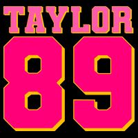 Taylor 89 Football Sports Music Fan 7-Panel Snapback Hat