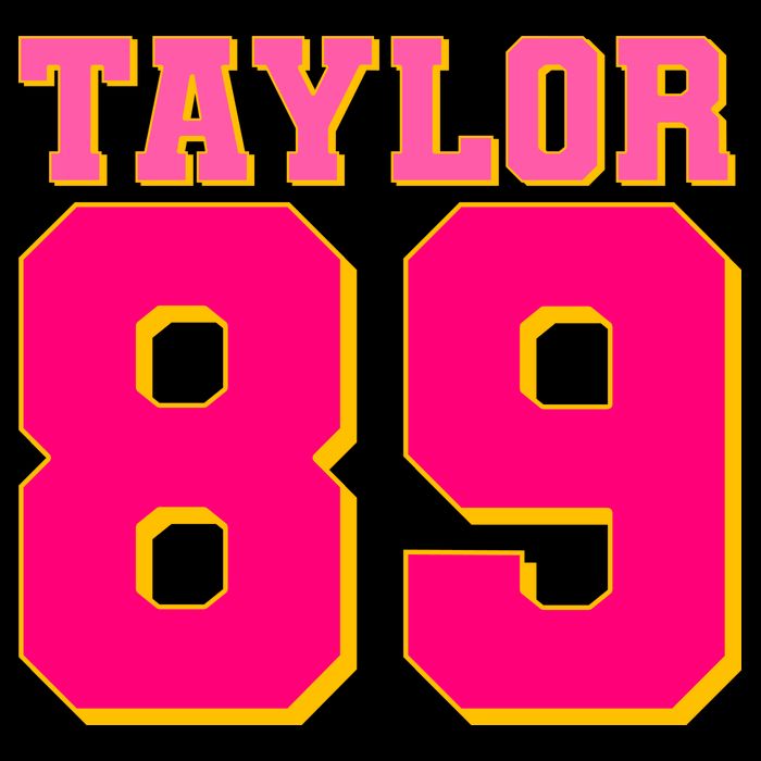 Taylor 89 Football Sports Music Fan 7-Panel Snapback Hat