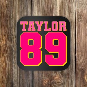 Taylor 89 Football Sports Music Fan Coaster