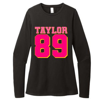 Taylor 89 Football Sports Music Fan Womens CVC Long Sleeve Shirt