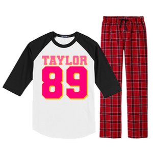 Taylor 89 Football Sports Music Fan Raglan Sleeve Pajama Set