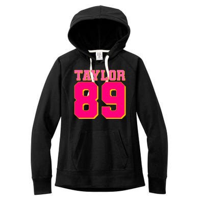 Taylor 89 Football Sports Music Fan Women's Fleece Hoodie