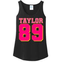 Taylor 89 Football Sports Music Fan Ladies Essential Tank