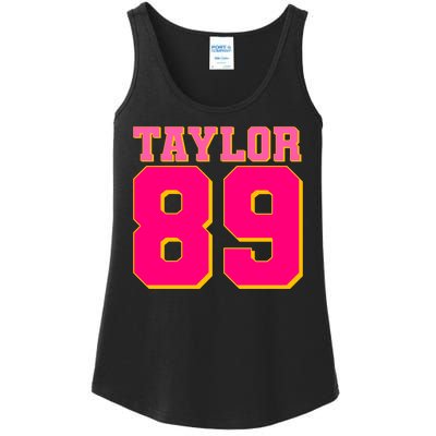 Taylor 89 Football Sports Music Fan Ladies Essential Tank