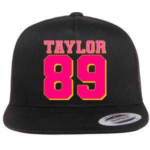 Taylor 89 Football Sports Music Fan Flat Bill Trucker Hat