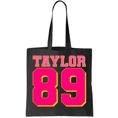 Taylor 89 Football Sports Music Fan Tote Bag