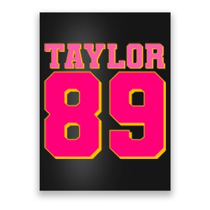 Taylor 89 Football Sports Music Fan Poster