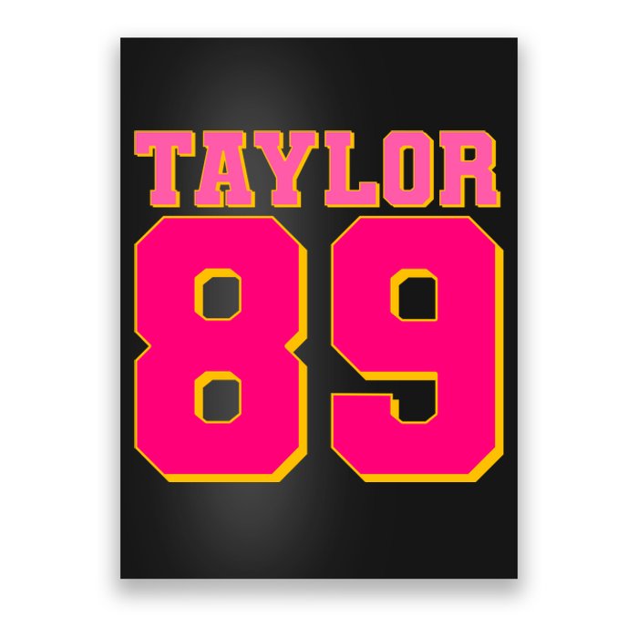 Taylor 89 Football Sports Music Fan Poster