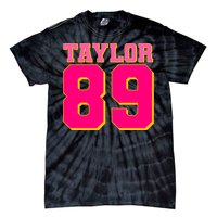 Taylor 89 Football Sports Music Fan Tie-Dye T-Shirt