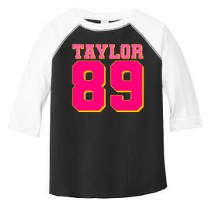 Taylor 89 Football Sports Music Fan Toddler Fine Jersey T-Shirt