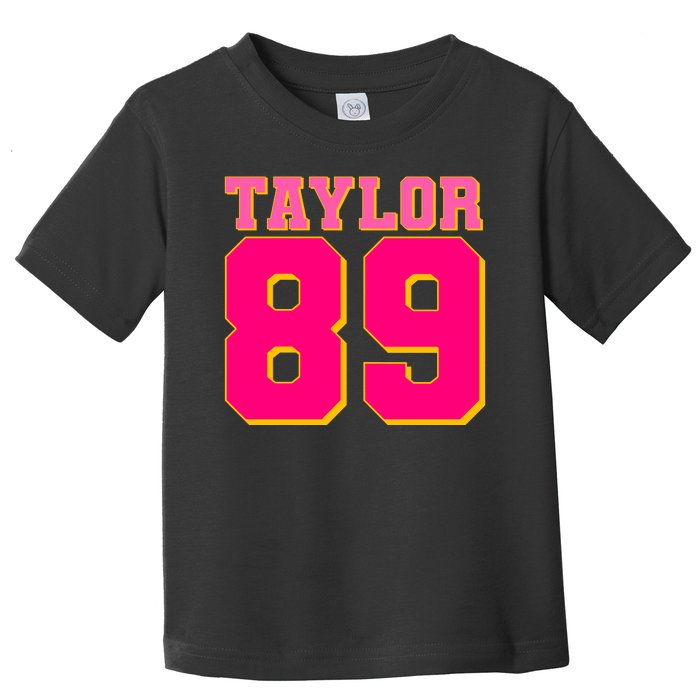 Taylor 89 Football Sports Music Fan Toddler T-Shirt