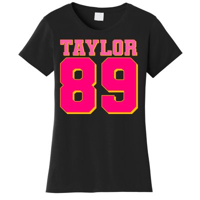 Taylor 89 Football Sports Music Fan Women's T-Shirt