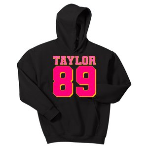 Taylor 89 Football Sports Music Fan Kids Hoodie