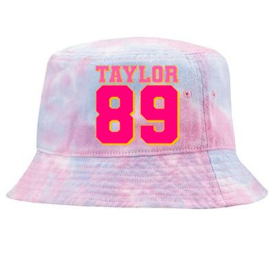 Taylor 89 Football Sports Music Fan Tie-Dyed Bucket Hat