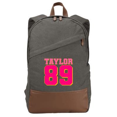 Taylor 89 Football Sports Music Fan Cotton Canvas Backpack