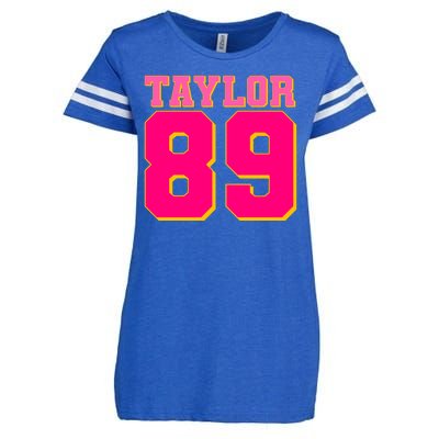 Taylor 89 Football Sports Music Fan Enza Ladies Jersey Football T-Shirt