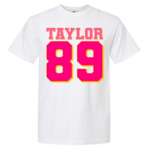 Taylor 89 Football Sports Music Fan Garment-Dyed Heavyweight T-Shirt