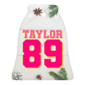 Taylor 89 Football Sports Music Fan Ceramic Bell Ornament