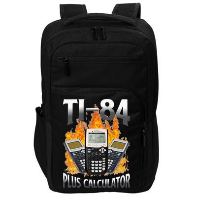 Ti 84 Plus Calculator Funny Math Teacher Impact Tech Backpack