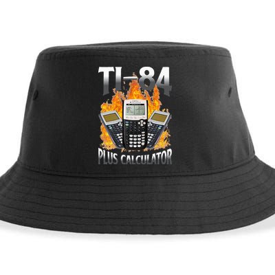 Ti 84 Plus Calculator Funny Math Teacher Sustainable Bucket Hat