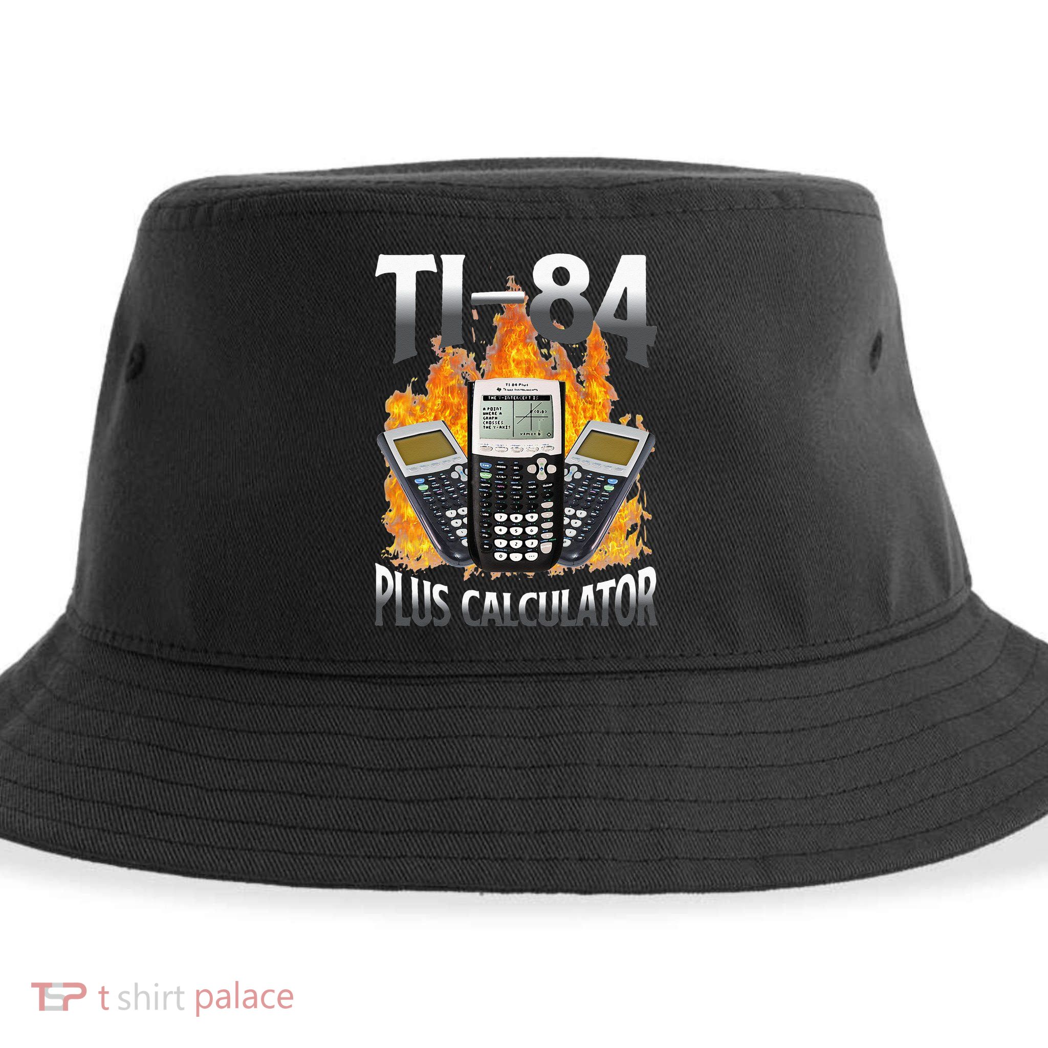 Ti 84 Plus Calculator Funny Math Teacher Sustainable Bucket Hat