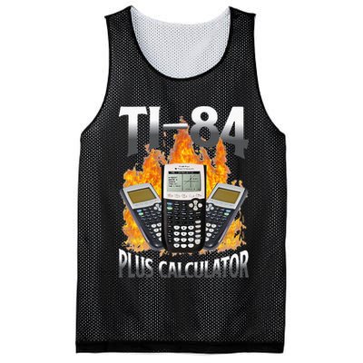 Ti 84 Plus Calculator Funny Math Teacher Mesh Reversible Basketball Jersey Tank