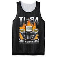 Ti 84 Plus Calculator Funny Math Teacher Mesh Reversible Basketball Jersey Tank